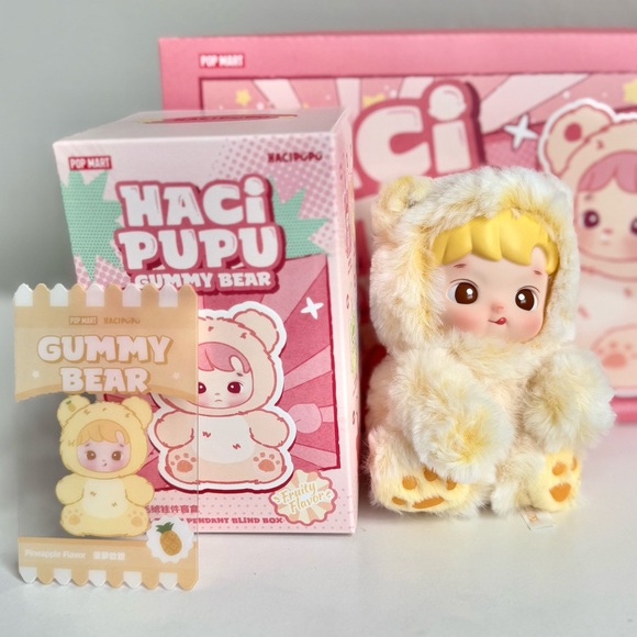 POP MART HACIPUPU Gummy Bear – Pineapple - Picture 1 of 6